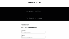 What Habumu.com website looked like in 2020 (3 years ago)