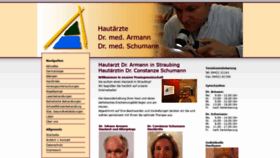 What Hautarzt-dr-armann.de website looked like in 2020 (3 years ago)