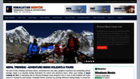 What Himalayanmentor.com website looked like in 2020 (3 years ago)
