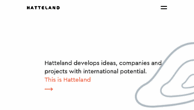 What Hatteland.com website looked like in 2020 (3 years ago)