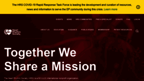 What Hrsonline.org website looked like in 2020 (3 years ago)