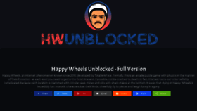 What Hwunblocked.com website looked like in 2020 (3 years ago)