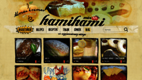 What Hamihami.hu website looked like in 2020 (3 years ago)