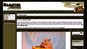What Hamstercentral.com website looked like in 2020 (3 years ago)