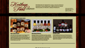 What Heritagefoodcompany.com website looked like in 2020 (3 years ago)