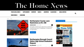 What Homenewspa.com website looked like in 2020 (3 years ago)