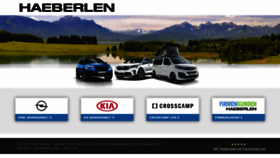 What Haeberlen-automobile.de website looked like in 2020 (3 years ago)