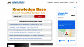 What Hows.tech website looked like in 2020 (5 years ago)