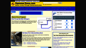 What Hammerzone.com website looked like in 2020 (3 years ago)