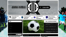 What Horickyfotbal.cz website looked like in 2020 (3 years ago)