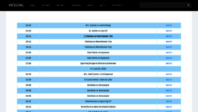 What Hesgoal.tv website looked like in 2020 (5 years ago)