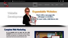 What Hendriksmarketing.com website looked like in 2020 (3 years ago)