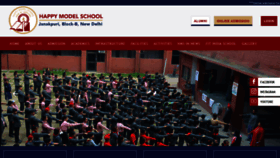 What Happymodelschool.in website looked like in 2020 (3 years ago)