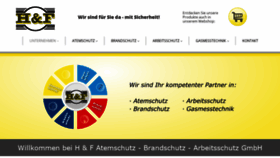 What Huf-atemschutz.de website looked like in 2020 (3 years ago)