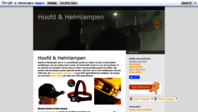 What Hoofdlampen.com website looked like in 2020 (3 years ago)