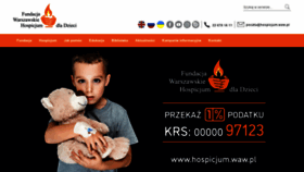 What Hospicjum.waw.pl website looked like in 2020 (4 years ago)