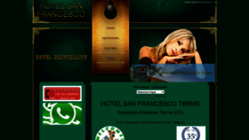 What Hotelsanfrancescoterme.com website looked like in 2020 (3 years ago)