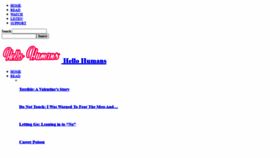 What Hellohumans.co website looked like in 2020 (3 years ago)