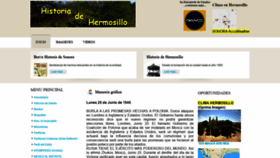 What Historiadehermosillo.com website looked like in 2020 (4 years ago)