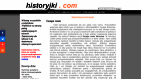 What Historyjki.com website looked like in 2020 (3 years ago)