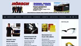 What Hoersch-buerowelt.de website looked like in 2020 (3 years ago)