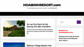 What Hoabinhresort.com website looked like in 2020 (3 years ago)