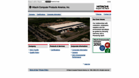 What Hitachiomd.com website looked like in 2020 (3 years ago)