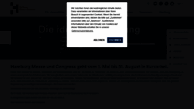 What Hamburg-messe.de website looked like in 2020 (6 years ago)