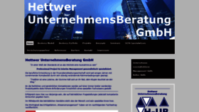 What Hettwer-beratung.de website looked like in 2020 (3 years ago)