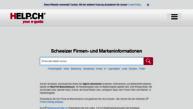 What Help.ch website looked like in 2020 (3 years ago)