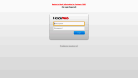What Home.hondaweb.com website looked like in 2020 (3 years ago)