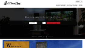 What Hotelarles-chevalblanc.com website looked like in 2020 (3 years ago)