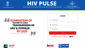 What Hivpulse.org website looked like in 2020 (3 years ago)