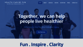 What Healthcanbefun.com.sg website looked like in 2020 (3 years ago)