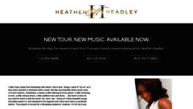What Heatherheadley.com website looked like in 2020 (3 years ago)