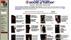 What House-of-tartan.scotland.net website looked like in 2020 (3 years ago)