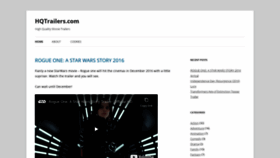 What Hqtrailers.com website looked like in 2020 (3 years ago)