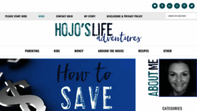 What Hojoslifeadventures.com website looked like in 2020 (3 years ago)