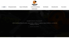 What Habitation-insolite.com website looked like in 2020 (3 years ago)