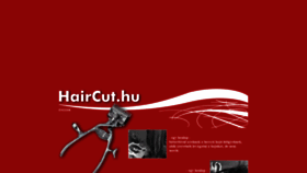 What Haircut.hu website looked like in 2020 (3 years ago)