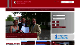What Halberstadt.de website looked like in 2020 (3 years ago)