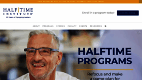 What Halftime.org website looked like in 2020 (3 years ago)
