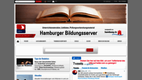 What Hamburger-bildungsserver.de website looked like in 2020 (3 years ago)