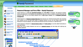 What Handypassword.com website looked like in 2020 (3 years ago)