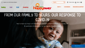 What Happybabyfood.com website looked like in 2020 (3 years ago)