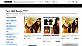 What Hair-mask.org website looked like in 2020 (3 years ago)