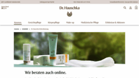 What Hauschka-naturkosmetikerin.de website looked like in 2020 (3 years ago)