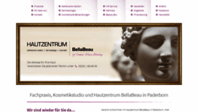 What Hautzentrum-bellabeau.de website looked like in 2020 (3 years ago)