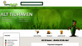 What Haveglad.dk website looked like in 2020 (5 years ago)