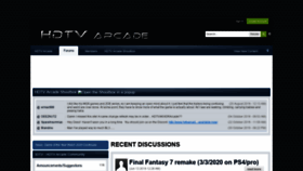 What Hdtvarcade.com website looked like in 2020 (3 years ago)